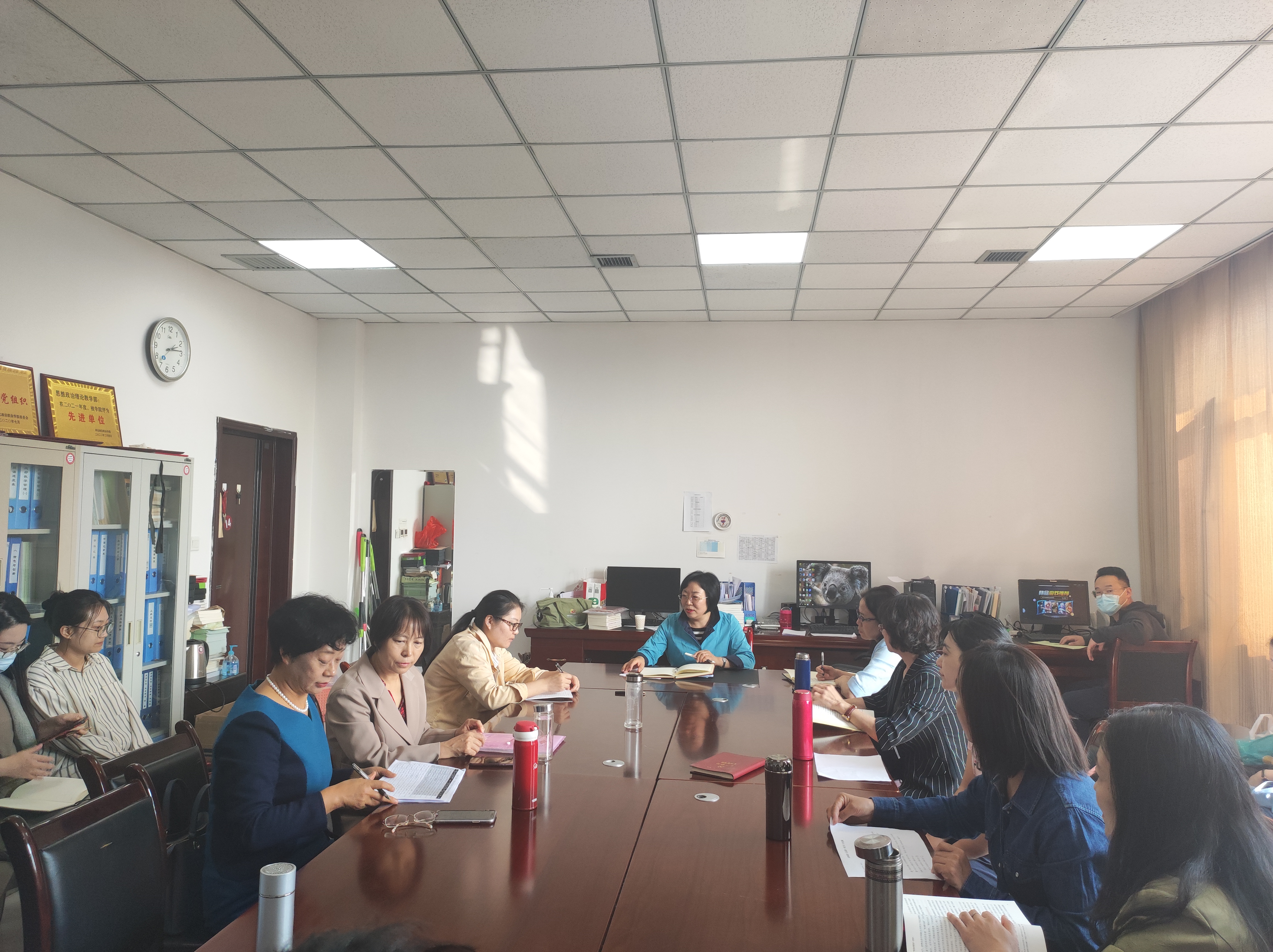 思政部学习习近平总书记对宣传思想文化工作作出的重要指示及重要